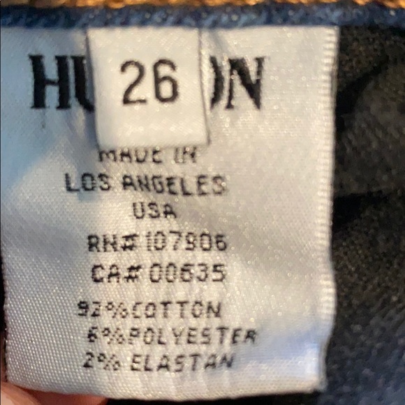 HUDSON Jeans size 26 - Picture 4 of 6